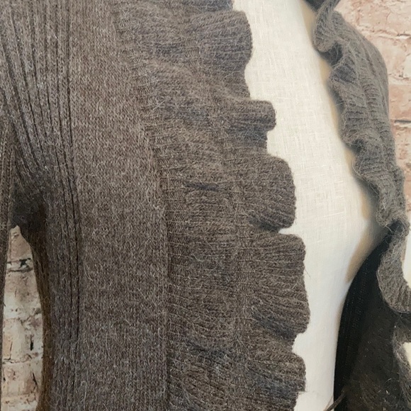 Elisabetta wool, mohair long cardigan - Picture 2 of 11